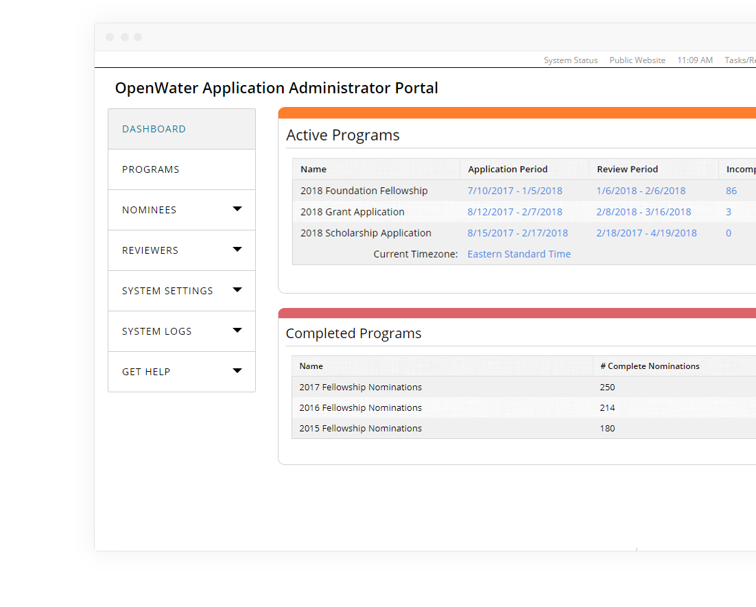 OpenWater Fellowship Software