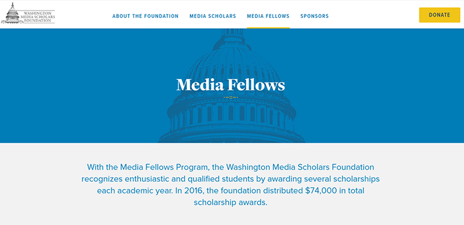 Media Fellows Scholarship